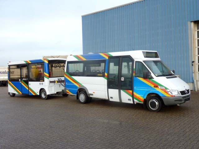 2004 MERCEDES BENZ 416 CDI Sprinter + Anhänger Hess minibus