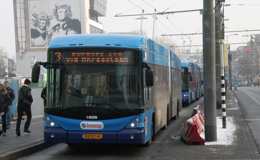 2013 Swiss Trolleybus Arnhem NAW Hess ABB BGT-N (type 1), BGT-N2 (type 2), Hess-Vossloh Kiepe BGT-N2C (02268) (type 3