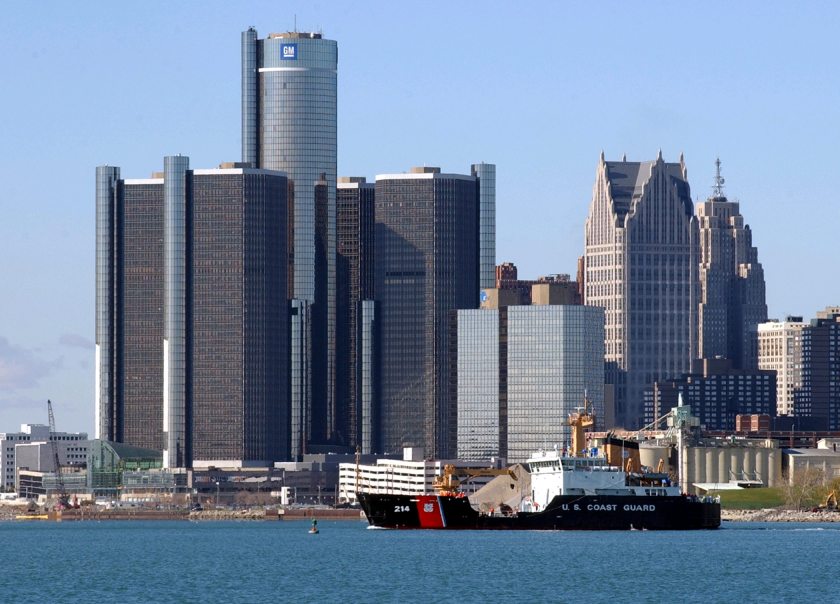 General Motors hoofdkantoor te Detroit.