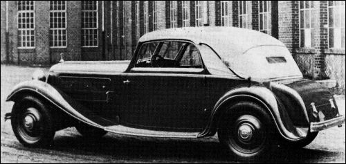 1933 Audi front sport cabrio glaser