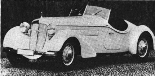 1935 Audi front 225 spezial roadster