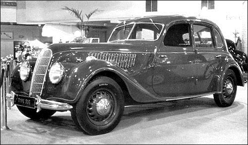 1938 BMW 335 at Earls Court in London