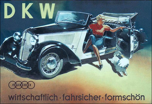1938 Dkw f8 front luxus