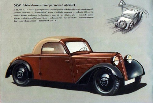 1939 Dkw f8 reichklasse cabrio