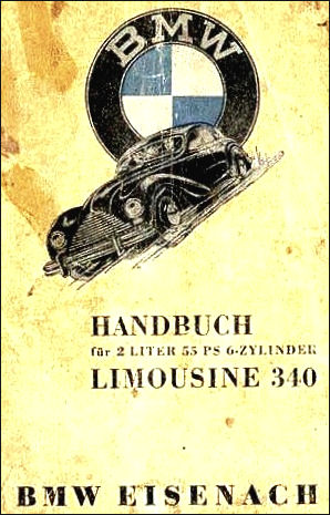 1949 Bmw handbuch emw 340