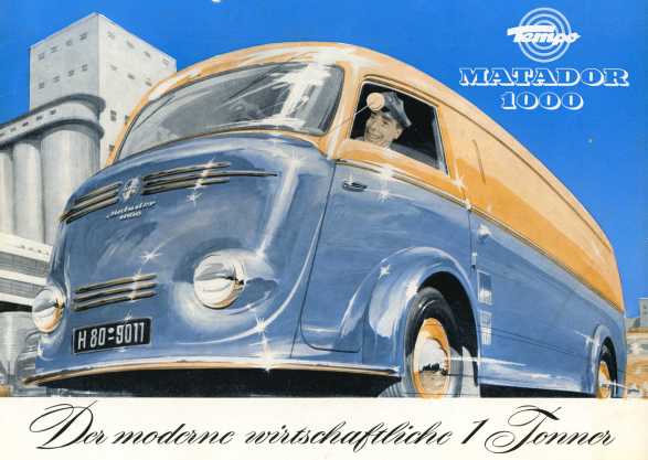 1950 Tempo Matador 1000 1 Tonner Catalogue