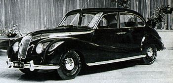 1951 BMW 501 premiera we Frankfurt