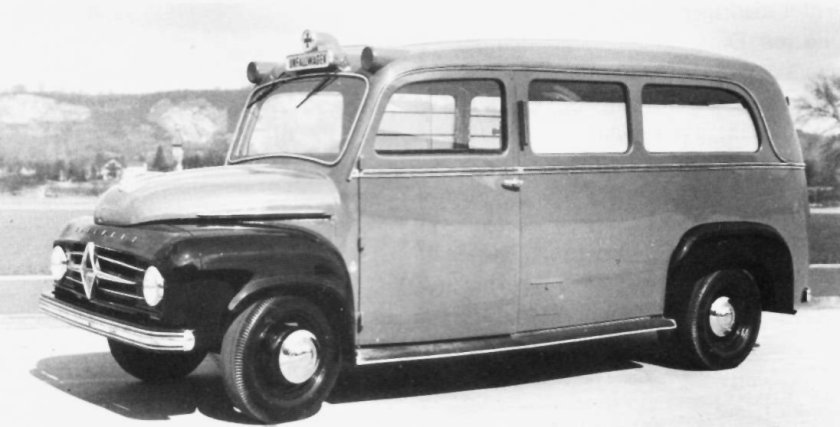 1951 Borgward b1500-krankenwagen