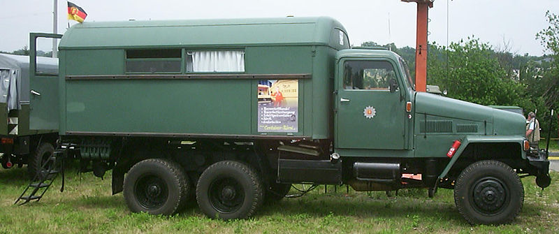1952-64 IFA G5 der Volkspolizei mit Kofferaufbau