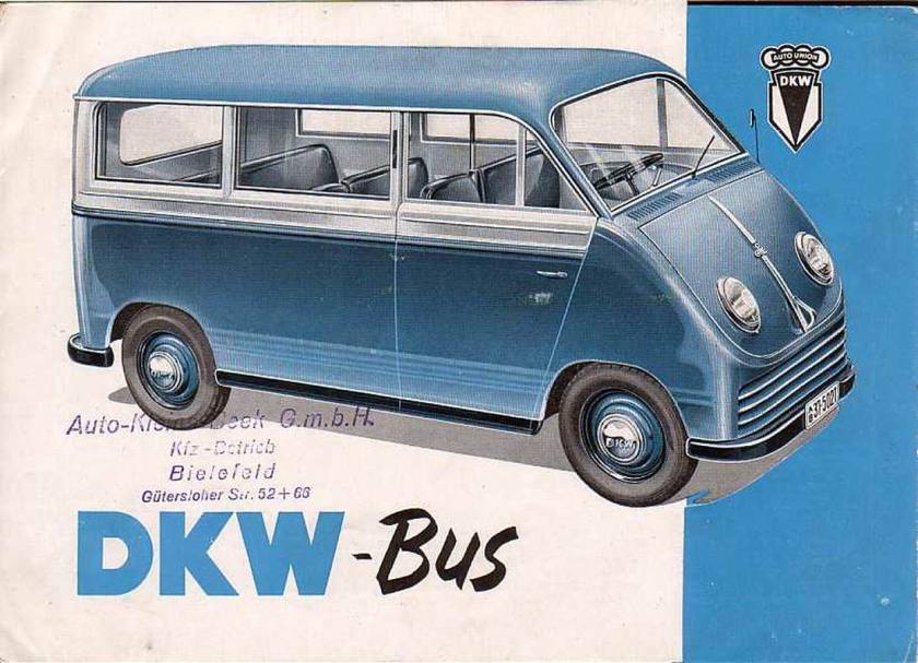 1952 DKW Bus Catalogue