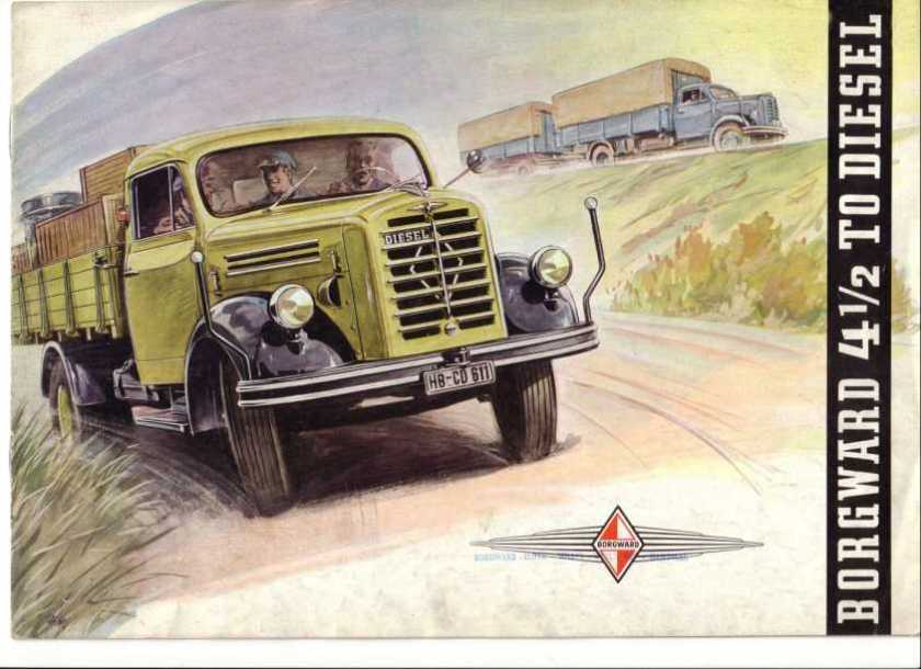 1953-61 Borgward B 4500  B555, B 4500 A   B 555 A