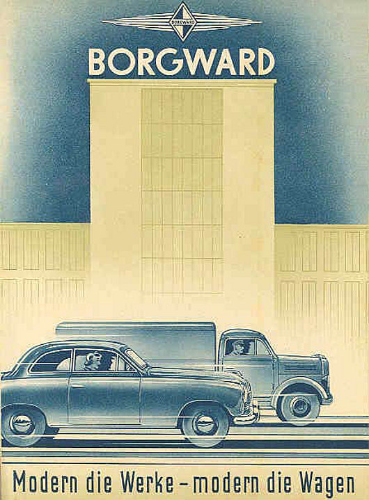 1953 Borgward hansa brochure