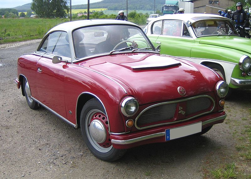 1955-59 AWZ P70 Coupé, VEB Automobilwerk Zwickau (DDR), 1955–1959