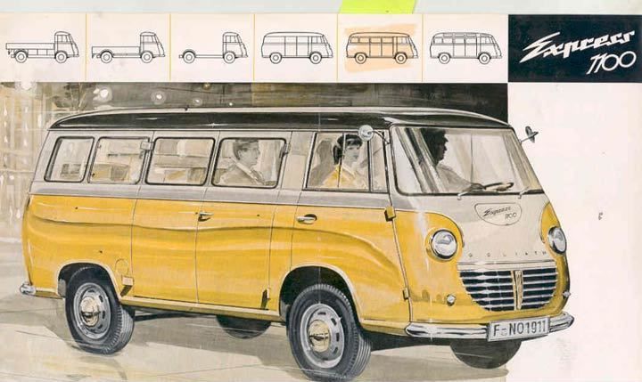 1958 Goliath Express 1100 Station Wagon Bus