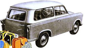 1960 trabant p50-5 kombi
