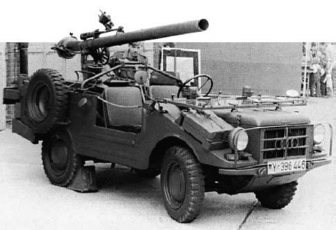 1967 DKW F91-8 Munga with recoilless rifle, 4x4