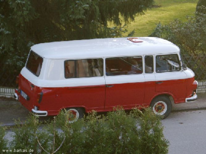 1981 Barkas Red White bus