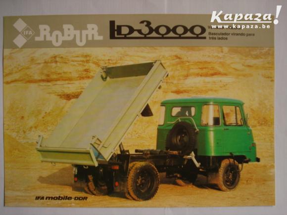 1983 IFA DDR Robur LD 3000 Tipper ESP POR 1983 Brochure