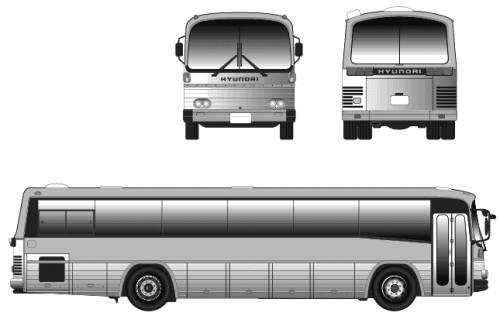 1996 Hyundai Bus RB 600