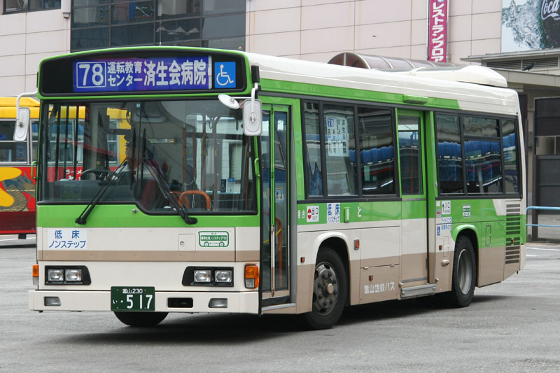 1998 Hino Toyama Chitetsu Bus 517
