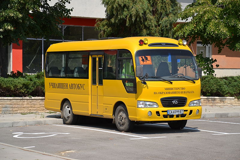 2009 Hyundai - school bus in Bulgaria
