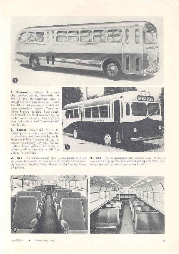 1946 Kenworth Beaver Aerocoach Southern Bus