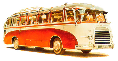 1953 Setra S 10 - alte Bauform Kässbohrer