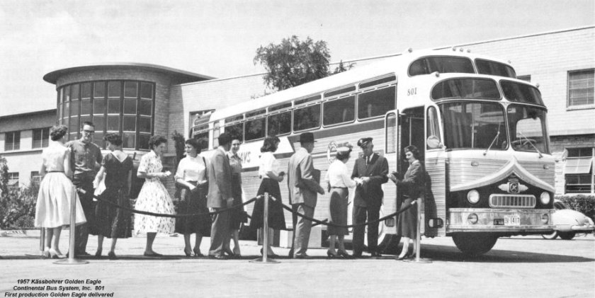 1957 Kässbohrer Golden Eagle Continental Bus System Inc 801