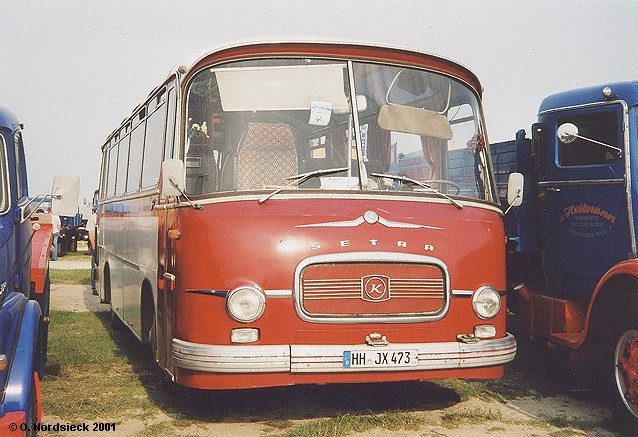 1959 Setra-S9-Reisebus-rot-weiss-Front