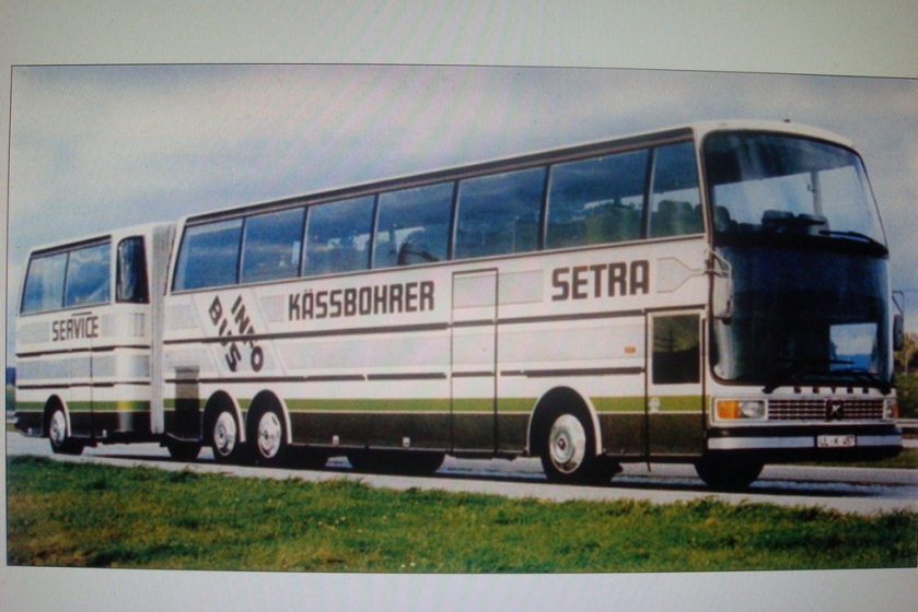 1984 Setra 216 Kässbohrer met aanhanger