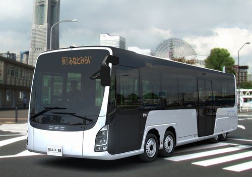 2013 ISUZU Electric Bus with Low Full Flat Floor