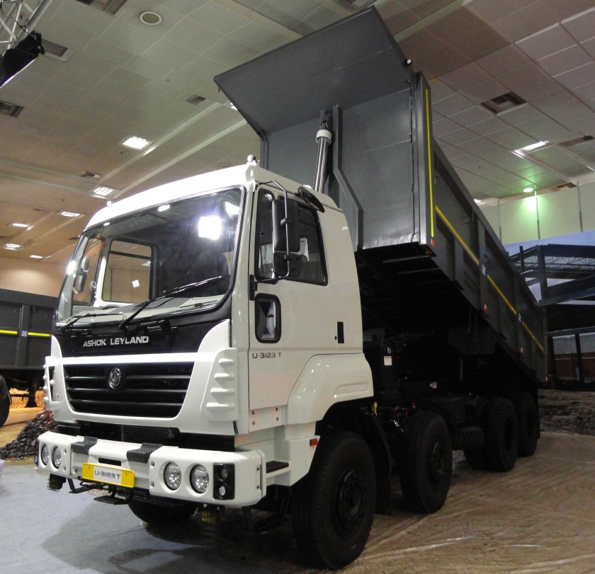 0 A present day Ashok Leyland Truck in India