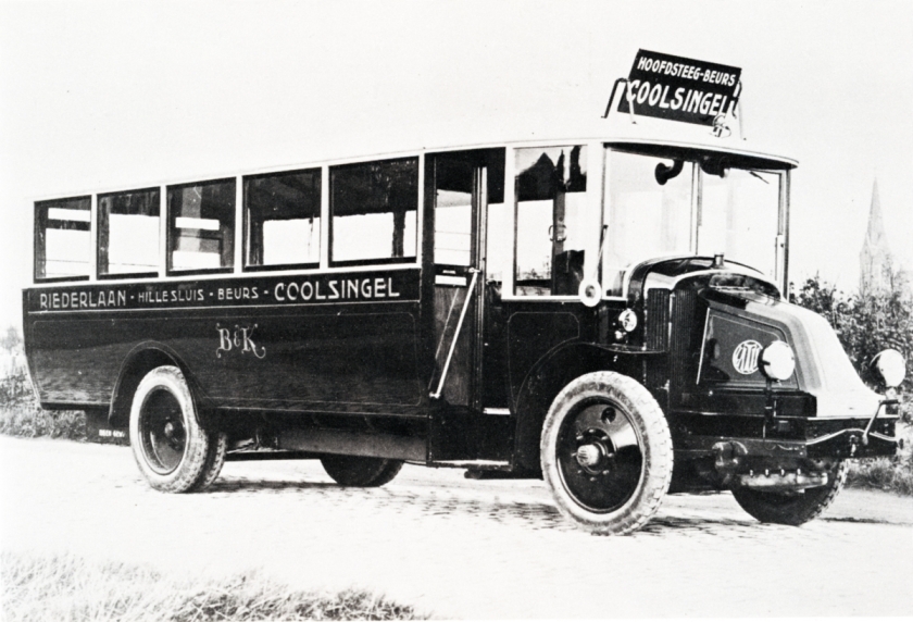 1925 Particuliere busonderneming Brugman & Kleinjan B&K, Latil-Quist, dienst Coolsingel-Riederlaan