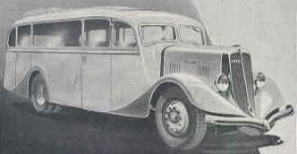 1935 Latil V3AB3, 1933-1938, 4x2 35- or 45-place bus