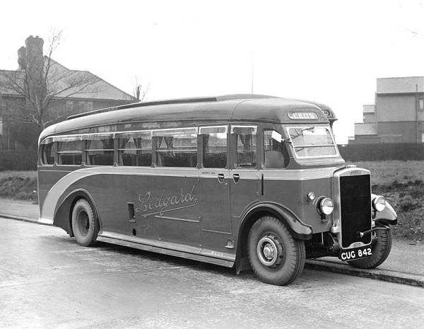 1936, a Leyland TS7 with an English Electric C32F body