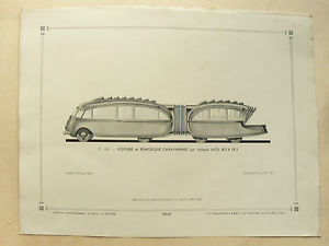 1937 Latil carr Remorque Caravane M2 Bus