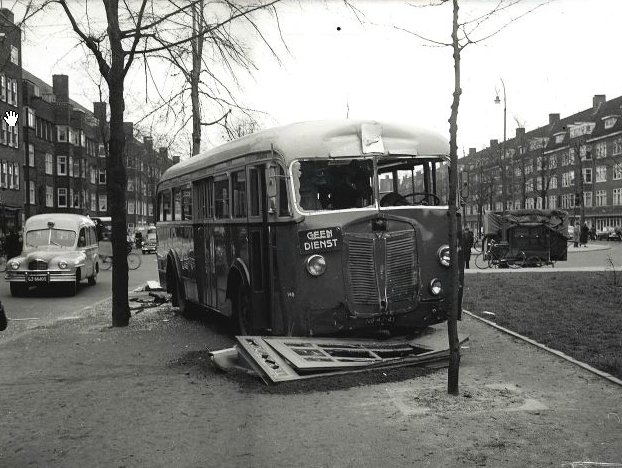 1939 Kromhout-Verheul TB5 Instructiebus 146 NB-47-41 1939, Churchillaan Amsterdam 1955