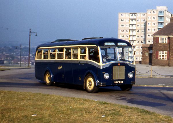 1946 Daimler CWA6 new as London Transport D271 in October 1946 with a Park Royal H30-26R body