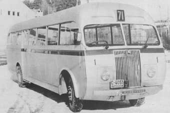 1946. Det var en Scania med Høka karosseri