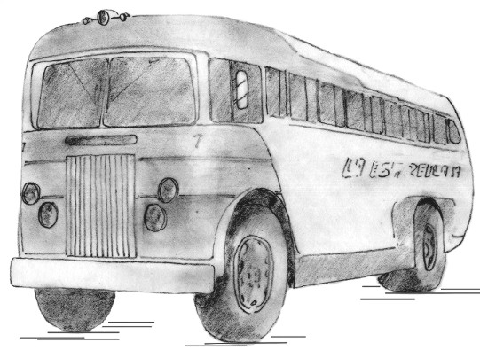 1946 La Estrella Leyland, basado en el parabrisas rehundido de los GM-Parlor Coach.