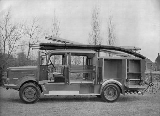 1947 De enige echte Kromhout die als brandweerwagen was opgebouwd