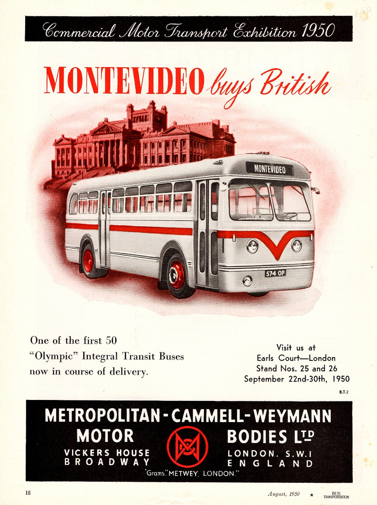 1950 Leyland Olympic Transit Bus