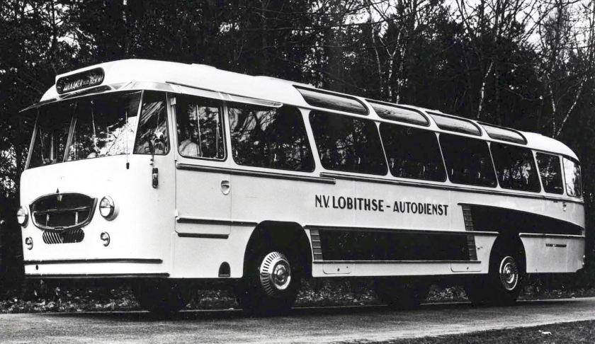1955 DAF autobus van de LAD met Konig opbouw
