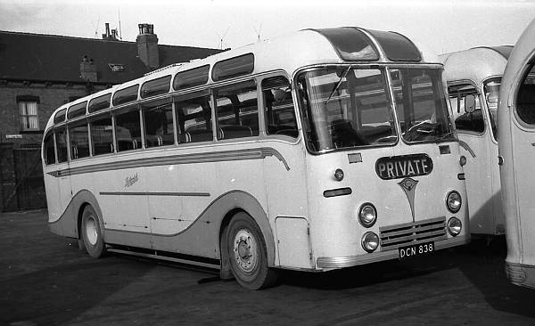 1955 Leeds DCN838 was a Guy Arab LUF with a Picktree C35F body  lgdcn838