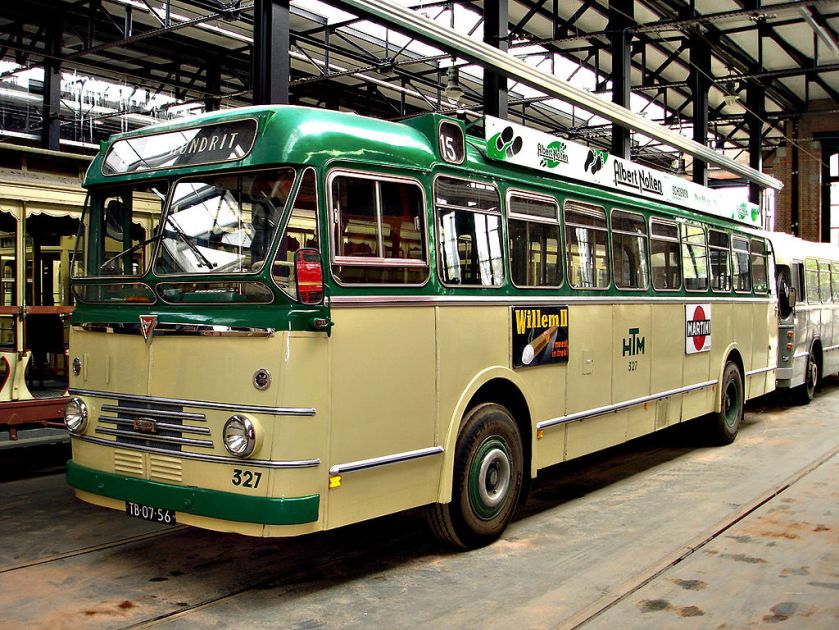 1957 Kromhout TBZ100-Verheul-bus, bouwjaar 1957, HTM 327