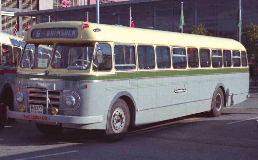1957 Scania-Vabis B71 with 43 seat coachwork by Larvik