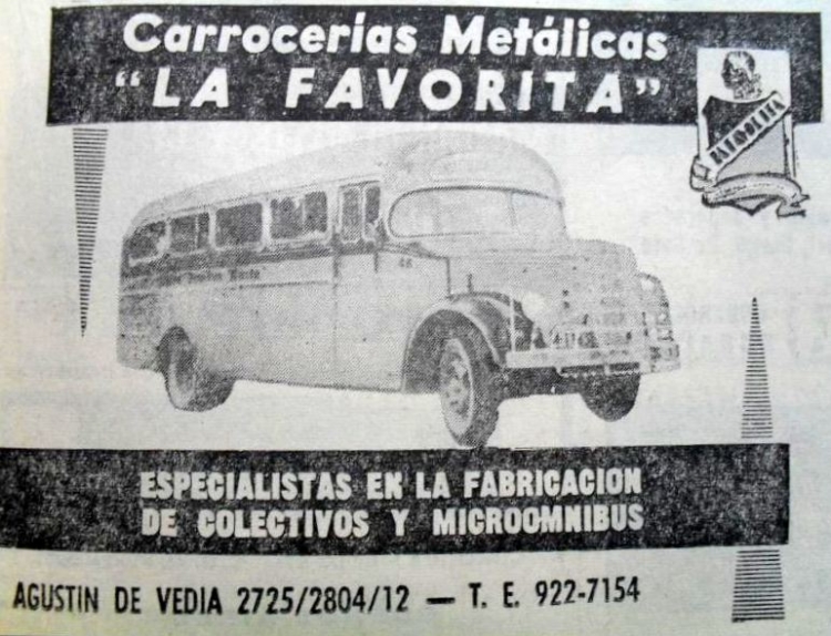 1959 Mercedes-Benz  L 312 483 La Favorita Publicidad