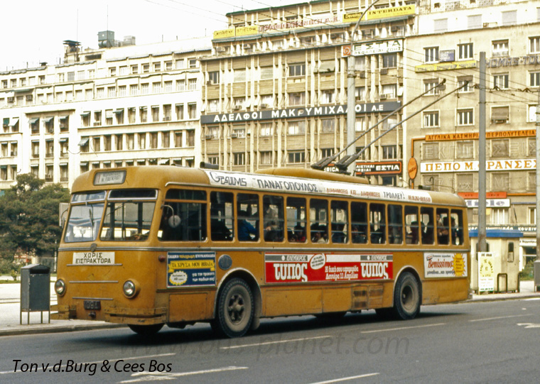 1960 Lancia -Casaro trolleybuses. These Italian buses were built in 1960