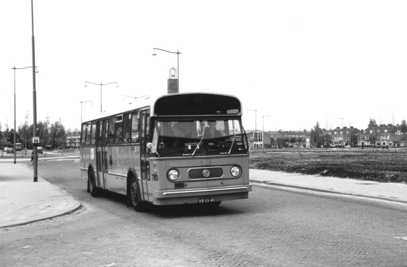 Bus 780, Kromhout-Werkspoor, lijn 45, Kastanjeplein