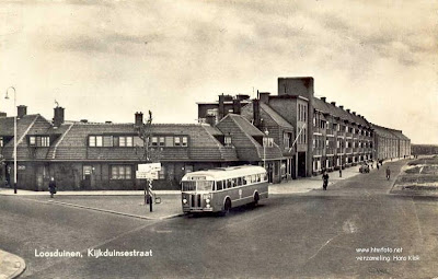 1961 HTM 52 Kromhout-Verheul Buslijn P Kijkduinsestraat Loosduinen